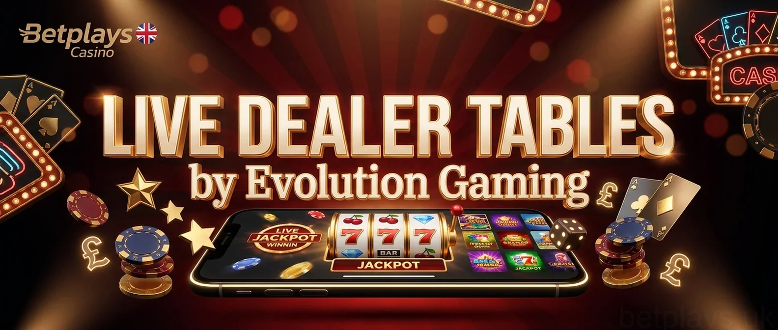 Live Dealer Tablesby Evolution Gaming